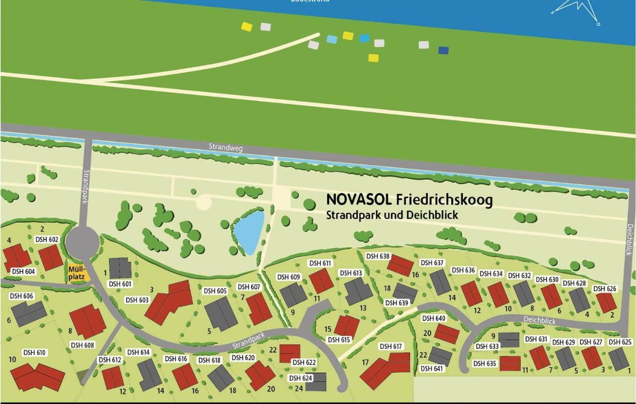 Friedrichskoog-Deichblick 7 Villa Exteriör bild